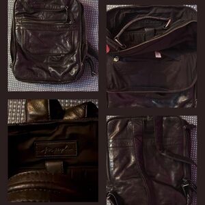 Free People Leather Backpack